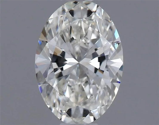 0.50ct Oval Natural Diamond (Colour J, Clarity IF, GIA Certified)